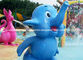 Customized Carp Carton Spray Park Equipment For Children / Kids Fun in Swimming Pool
