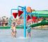 Large Fiberglass and PVC Spray Park Equipment For 3 ~ 5 persons