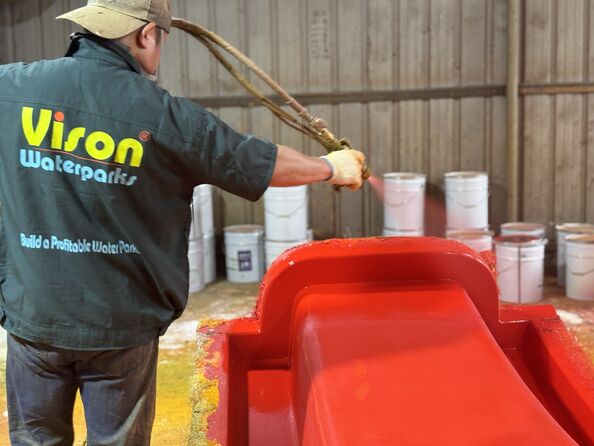 GUANGZHOU VISON INTERNATIONAL WATER PARK EQUIPMENT CO.,LTD خط إنتاج المصنع