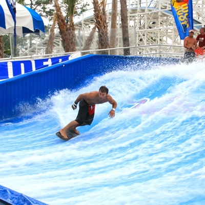 تخصيص اللون Flowrider المياه ركوب مزدوجة الناس استخدام لوحات الحديقة المائية