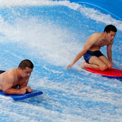 تخصيص اللون Flowrider المياه ركوب مزدوجة الناس استخدام لوحات الحديقة المائية