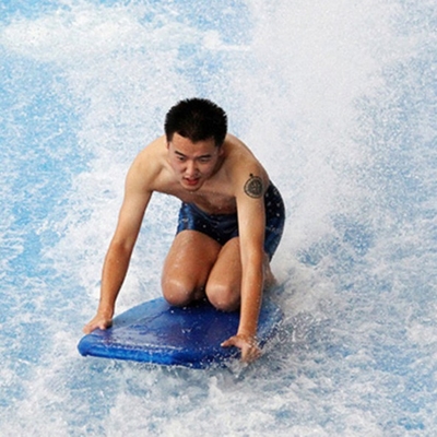 معدات الحديقة المائية Flowrider الماء ركوب، لوحات تدفق متسابق