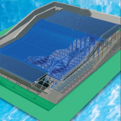أكوا في الهواء الطلق لعب Flowrider المياه مطية لركوب الأمواج التزلج الرياضة