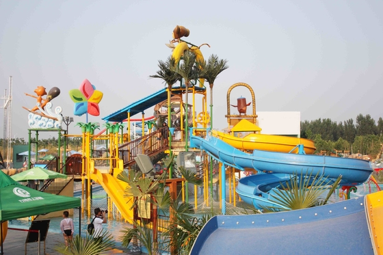 مضحك أكوا ملعب المرح المياه الشرائح الجمع مع الشريحة أكبر المياه للأسرة