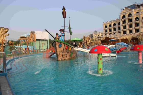 الألياف الزجاجية أكوا لعب السفينة معدات القراصنة تستخدم لبناء حدائق ألعاب مائية