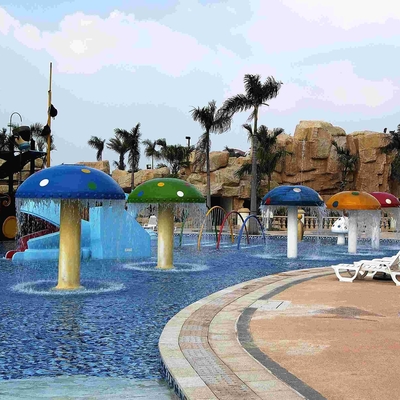 ملون كارب رذاذ متنزه تجهيز لطفل / أطفال في ماء متنزه فيبيرغلاس تجهيز