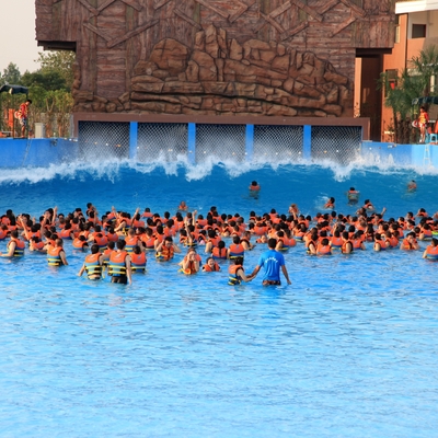 المياه الممتعة التزلج الكبير تسونامي المحيط المياه الموجة حمام سباحة مع موجات الحديقة الفراغ 3 أمتار عالية