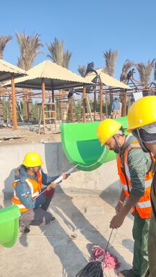 فندق فايف ستار ريزورت حديقة ترفيهية فائبرجلاس