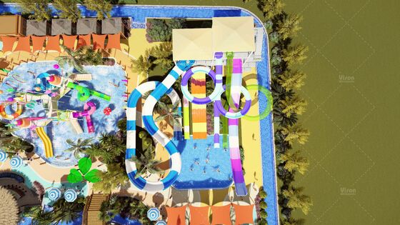 Water Park Fiberglass Super Swing Adult Kids Water Slides Group Slide